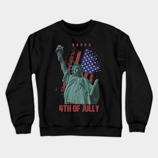 happy 4th of july Crewneck Sweatshirt